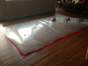 Main Floor Hardwood Damage