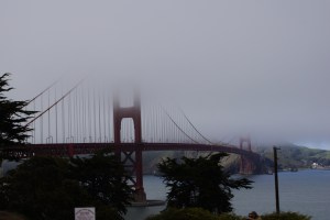 Foggy Golden Gate Bridge