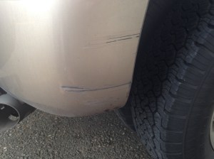 Truck right rear fender