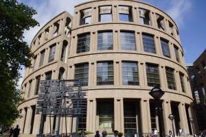 Vancouver Public Library resembles the Roman Coliseum